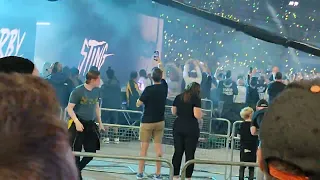 Sting and Darby Allin entrance at AEW All In 2023 in Wembley