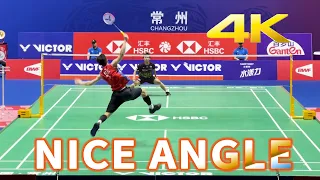 [4K60FPS] NICE ANGLE | Lee Zii Jia vs Kodai Naraoka - 2023 China Open - Highlights