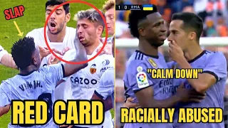 Vinicius Jr. Red Card vs Valencia Today | Vinicius Racially Abused by Valencia Fans | Vinicius Fight