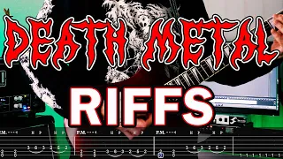 DEATH MEATAL RIFFS WITH TABS