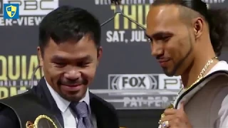 Manny Pacquiao vs Keith Thurman PRESS CONFERENCE Fox PBC Boxing Fight on  2019 July 20