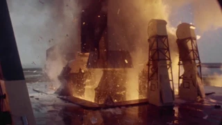 Apollo 11 Saturn V Launch - Camera E-8, Slomo at 500fps ...w/Voiceover Narration by Mark Gray