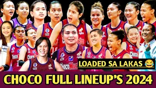 CHOCO MUCHO FINAL FULL LINEUP'S 2024 PVL ALL FILIPINO CONFERENCE