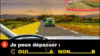 Nouveaux examen 👍 2023🕗 @CodeDeLaRouteEnFrance  🇫🇷 Sérié #5 Q 01 à 40 Panneaux de signalisation