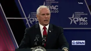 Borat invades the Michael Pence Speech