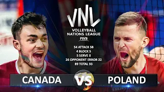 Canada vs Poland | Men's VNL 2024