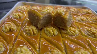 Azerbaijani baklava recipe | baklava witch nuts | oriental sweetness