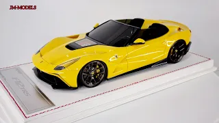 Ferrari F12 TRS Giallo Modena By D&G Davis & Giovanni 1:18 scale