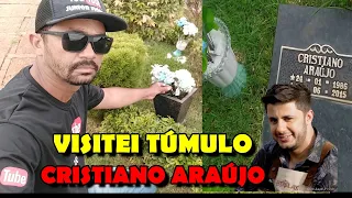 visitei o túmulo do cantor cristiano araújo, onde ele está sepultado