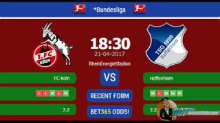 FC Koln vs Hoffenheim PREDICTION (by 007Soccerpicks.com)