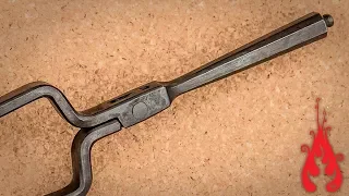 Blacksmithing - Forging a pair of fireplace tongs