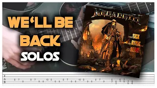 Megadeth - We'll Be Back (Solos Guitar Tutorial +TABS)