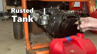 Rusted Gas Tank and Carburetor - Ridgid Yamaha Generator Will Not Start