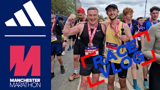 MANCHESTER MARATHON 2024 | RACE VLOG | THE BEST SUPPORTED RACE | SOMETHING UNEXPECTED HAPPENED!!