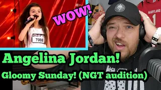 Angelina Jordan - Gloomy Sunday audition | Norway's Got Talent  (english subtitles) | REACTION!!!!