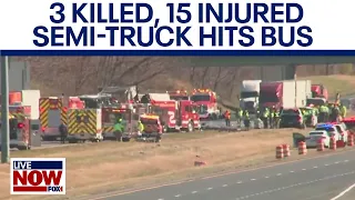 Ohio school bus crash: Semi-truck crashes into charter bus, killing three people | LiveNOW from FOX