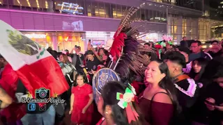 Así celebraron la Independencia de México en West 42 Street Nueva York 9/15/23