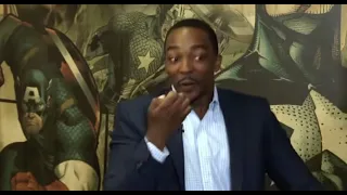 anthony mackie impersonating spider man