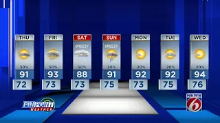 Rain chances increase as system in the Gulf moves closer