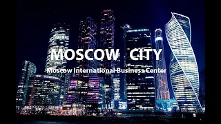 MOSCOW  at night MODERN SKYSCRAPERS IN MOSCOW  #moscow #walking #moscowcity