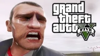 GTA V Gameplay Trailer - Niko's Dramatic Reaction