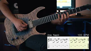 Alternate Picking EXERCISE Part 4 (with Tab) - Aria Naziri Guitar Lesson