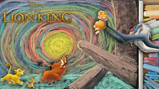 8 HOURS of Disney's The Lion King ♫ Chalk Art Lullaby for Babies (Can You Feel the Love Tonight?)