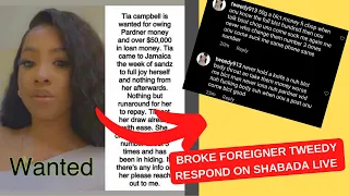 BREAKING NEWS Tweedy explain how the $50k go had this to say 😱 Shebada live