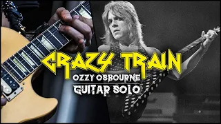 Crazy Train (Ozzy Osbourne) - Solo - Guitar Tutorial with Paul Audia