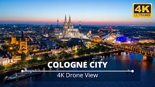 Cologne / Köln City Germany by Drone 4K Ultra HD | Cologne Drone View | #Cologne #Köln #Germany