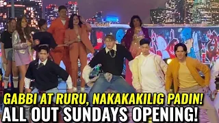 RURU MADRID AT GABBI GARCIA IBA PADIN ANG TINGIN SA ISAT ISA! ALL OUT SUNDAYS OPENING!