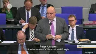 AfD Abgeordnete befragen Bundeswirtschaftsminister Peter Altmaier