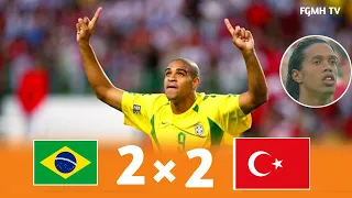 Turkey 2 × 2 Brazil (Adriano vs Turkey) ◽2003 Confederation Cup Extended Highlight and Goals HD