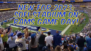 New for 2023: Explore SoFi Stadium Inside and Out on LA Rams Game Day! #sofistadium #losangelesrams