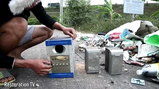 Restoration abandoned old Japanese mini speaker set | Restore computer speaker