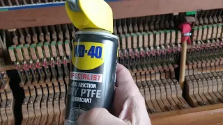 Lubricating 140 year old piano