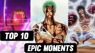 Top 10 Legendary/Epic One Piece Moments in One Video | No voice over