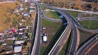 Нижний Новгород. Завершилось строительство развязки в Ольгино.