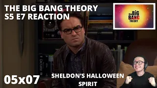 THE BIG BANG THEORY S5 E7 THE GOOD GUY FLUCTUATION REACTION 5x7 SHELDON’S HALLOWEEN SPIRIT