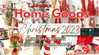 CHRISTMAS 2023 AT HOMEGOODS! | TJMAXXHOMEGOODS 2023 CHRISTMAS DECOR SHOPPING | Christmas Decor 2023