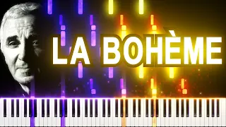 Charles Aznavour - La Bohème | Synthesia Piano Tutorial