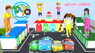 Baby Bus Tayo Hilang Diculik Yuta Baby Nana Panik Mio Panggil Polisi |Sakura Simulator|Wilson Gaming