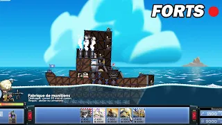 Je construis mon navire de guerre sur Forts !