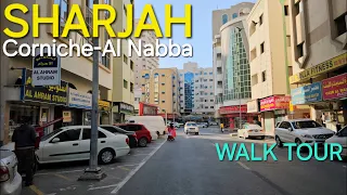 5pm Sharjah UAE Walk Tour: Explore Sharjah Corniche, Al Majarra & Al Nabba District (3.1.24: 4K-UHD)