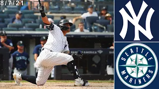 New York Yankees Highlights: vs Seattle Mariners | 8/7/21