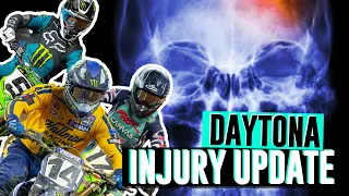 INJURED. Savatgy & Cianciarulo OUT. Ferrandis has HUGE crash at Daytona SX press day - is he in?