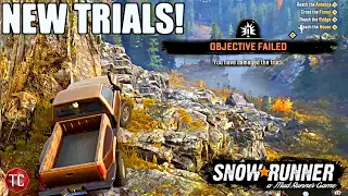 SnowRunner: NEW TRIALS! DIFFICULT ROCK CRAWLING Task