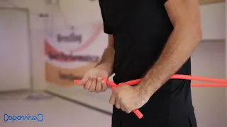 #4 How to tie around the hips | DopamineO resistance bands.
