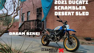 BUYING MY DREAM BIKE-2021 DUCATI SCRAMBLER DESERT SLED (One of the 1st in the US?) AMS Ducati Dallas