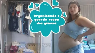 ORGANIZANDO O GUARDA ROUPA DOS GÊMEOS